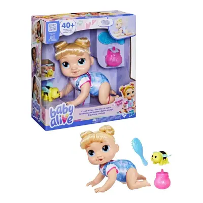 Baby Alive Crawl N Play Bldh Harper Has-F9709 - 1