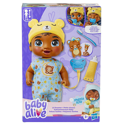 Baby Alive Lil Dreamer Snoozer Bear Sleepy Bebek - F9967 - 9