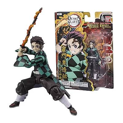 Bandai 13 cm Demon Slayer Tanjiro Hinokami Kagura Figür - Ultimate Legends HD Serisi 88969 - 1