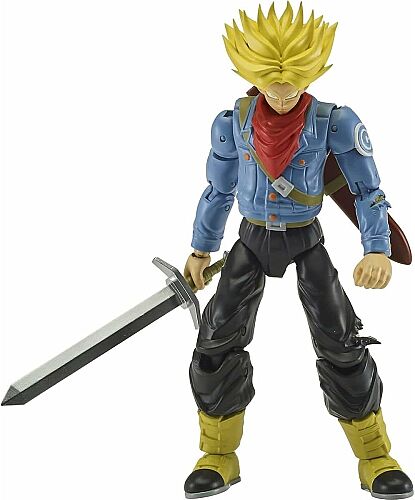 Bandai Dragon Ball Super Saiyan Future Trunks Poz verilebilir Figür - Dragon Stars Serisi 3586 - 2