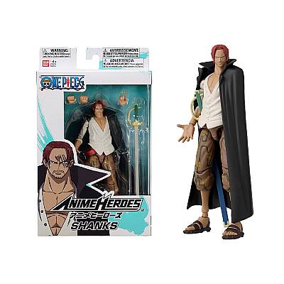 Bandai 16 cm Shanks Poz Verilebilir Figür - Anime Heroes One Piece Serisi 36935 - 1