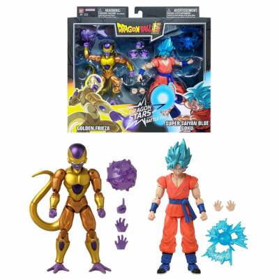 Bandai Super Saiyan Blue Goku vs Golden Frieza Mücadele Paketi 16 cm 37169 - 1