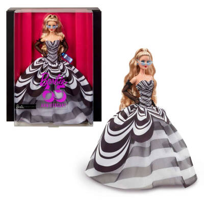 Barbie 65.Yıl Özel Koleksiyon Bebeği - Sarışın Hrm58 - 1