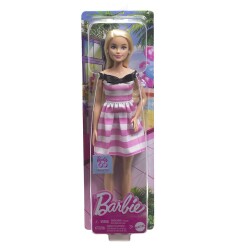 Barbie 65.Yıl Özel Pembe Elbiseli Bebek Mtl-Hth66 - 1