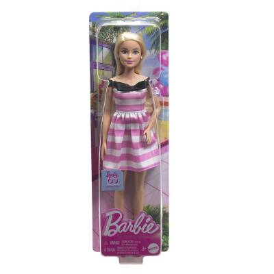 Barbie 65.Yıl Özel Pembe Elbiseli Bebek Mtl-Hth66 - 1