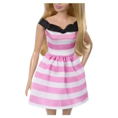 Barbie 65.Yıl Özel Pembe Elbiseli Bebek Mtl-Hth66 - 3