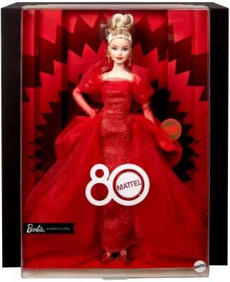 Barbie 80. Yıl Dönümü Sarışın Koleksiyon Bebek - Jbj17 - 2