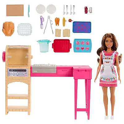 Barbie Teresa Arkadaşının Mutfak Oyun Seti JCT06 - 2