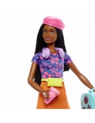 Barbie Brooklyn Seyahatte Bebeği ve Aksesuarları HGX55 - 3