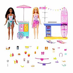 Barbie Brooklyn ve Malibu Bebekleri Oyun Seti HNK99 - 1