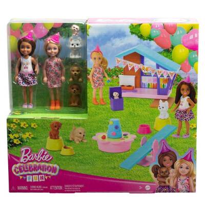 Barbie Chelsea Köpekçiğin Doğum Günü Oyun Seti Hjy88 - 1