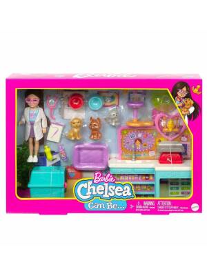 Barbie Chelsea Meslekleri Öğreniyor Veteriner Oyun Seti HGT12 - 2