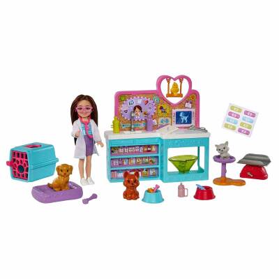 Barbie Chelsea Meslekleri Öğreniyor Veteriner Oyun Seti Hgt12 - 2