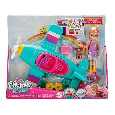 Barbie Chelsea'nin Pervaneli Mini Uçağı Oyun Seti Htk38 - 6
