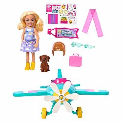 Barbie Chelsea'nin Pervaneli Mini Uçağı Oyun Seti Htk38 - 2