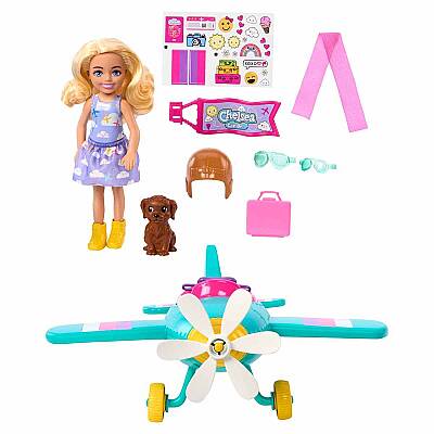 Barbie Chelsea'nin Pervaneli Mini Uçağı Oyun Seti Htk38 - 2