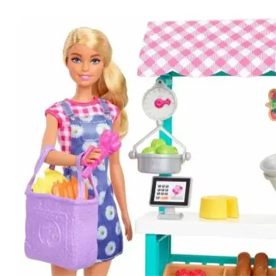 Barbie Çiftçi Pazarı Oyun Seti HCN22 - 4