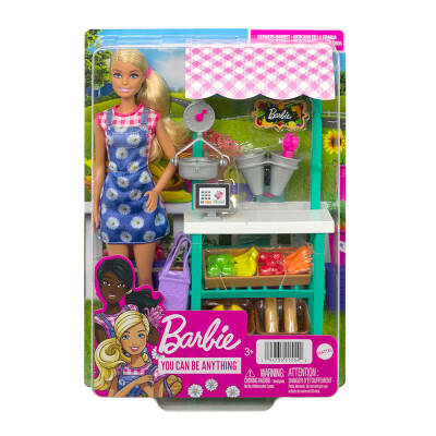 Barbie Çiftçi Pazarı Oyun Seti HCN22 - 1