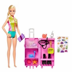 Barbie Deniz Biyoloğu Oyun Seti HMH26 - Barbie