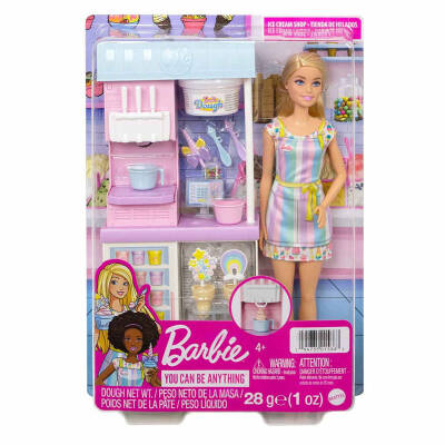 Barbie Dondurma Dükkanı Oyun Seti HCN46 - 1