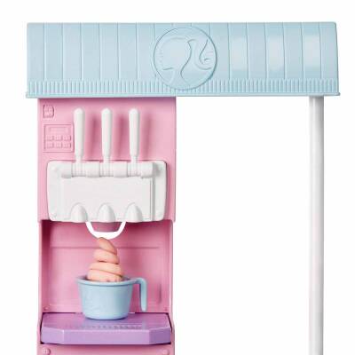 Barbie Dondurma Dükkanı Oyun Seti HCN46 - 4