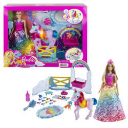 Barbie Dreamtopia Bebek ve Tek Boynuzlu At Gtg01 - 1