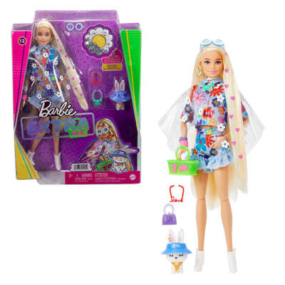 Barbie Extra Mavi Etekli Bebek HDJ45 - 2