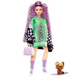 Barbie Extra Spor Ceketli Bebek HHN10 - 2