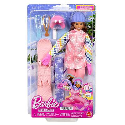 Barbie Kariyer Bebeği Snowboard Sporcusu JKF78 - 6
