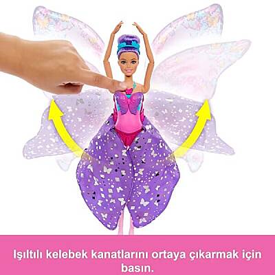 Barbie Kelebek Dansçı Bebek Hxj10 - 3