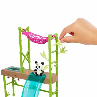 Barbie Panda Bakımı Oyun Seti Hkt77 - 4