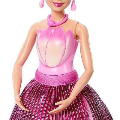 Barbie Petal Pop Barbie Bebek ve Aksesuarları Lale Oyun Seti JMF57 - 5