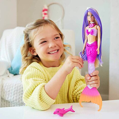 Barbie Renk Değiştiren Deniz Kızı Ve Aksesuarları Hrp97 - 5