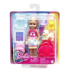 Barbie Seyahatte Chelsea Bebek ve Aksesuarları HJY17 - 1