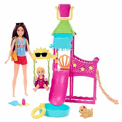 Barbie Skipper'ın Su Parkı Eğlencesi Oyun Seti Hkd80 - 1