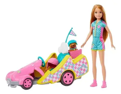 Barbie Stacie Go-Kart Yapıyor Oyun Seti Mtl-Hrm08 - 1