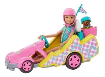 Barbie Stacie Go-Kart Yapıyor Oyun Seti Mtl-Hrm08 - 2