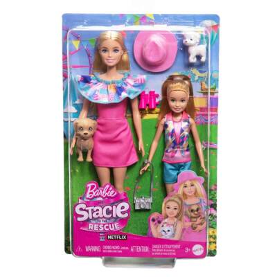 Barbie Stacie Kızkardeşler İkili Set HRM09 - 1