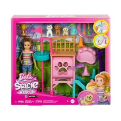 Barbie Stacie Köpekçik Oyun Parkı HRM10 - 1