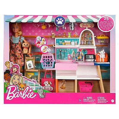 Barbie ve Evcil Hayvan Dükkanı Oyun Seti GRG90 - 6