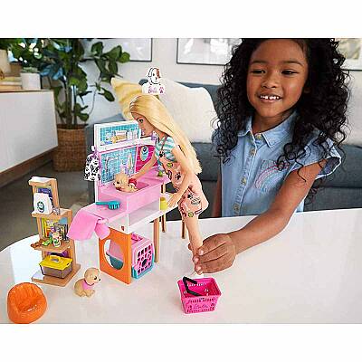 Barbie ve Evcil Hayvan Dükkanı Oyun Seti GRG90 - 5