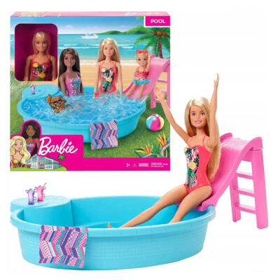 Barbie ve Havuzu Oyun Seti Ghl91 - 1