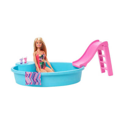 Barbie ve Havuzu Oyun Seti Ghl91 - 3