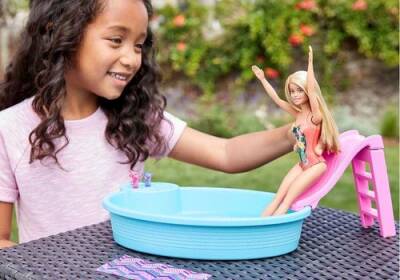 Barbie ve Havuzu Oyun Seti Ghl91 - 6