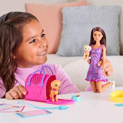 Barbie ve Köpekçikleri Oyun Seti HKD86 - 4