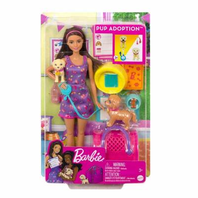 Barbie ve Köpekçikleri Oyun Seti Hkd86 - 1