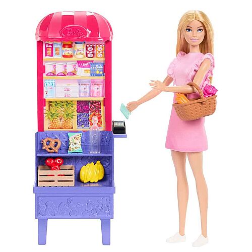 Barbie ve Teresa'nın Dostluk Tarifi Malibu Markette Bebek ve Oyun Seti Jct05 - 2