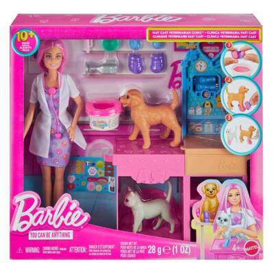 Barbie Veteriner Kliniği Bebek ve Aksesuarları Mtl-Jfx93 - 5