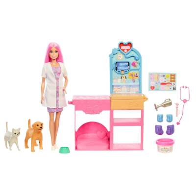 Barbie Veteriner Kliniği Bebek ve Aksesuarları Mtl-Jfx93 - 3
