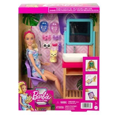 Barbie Welness- Işıltı Dolu Spa Günü Oyun Seti HCM82 - 2